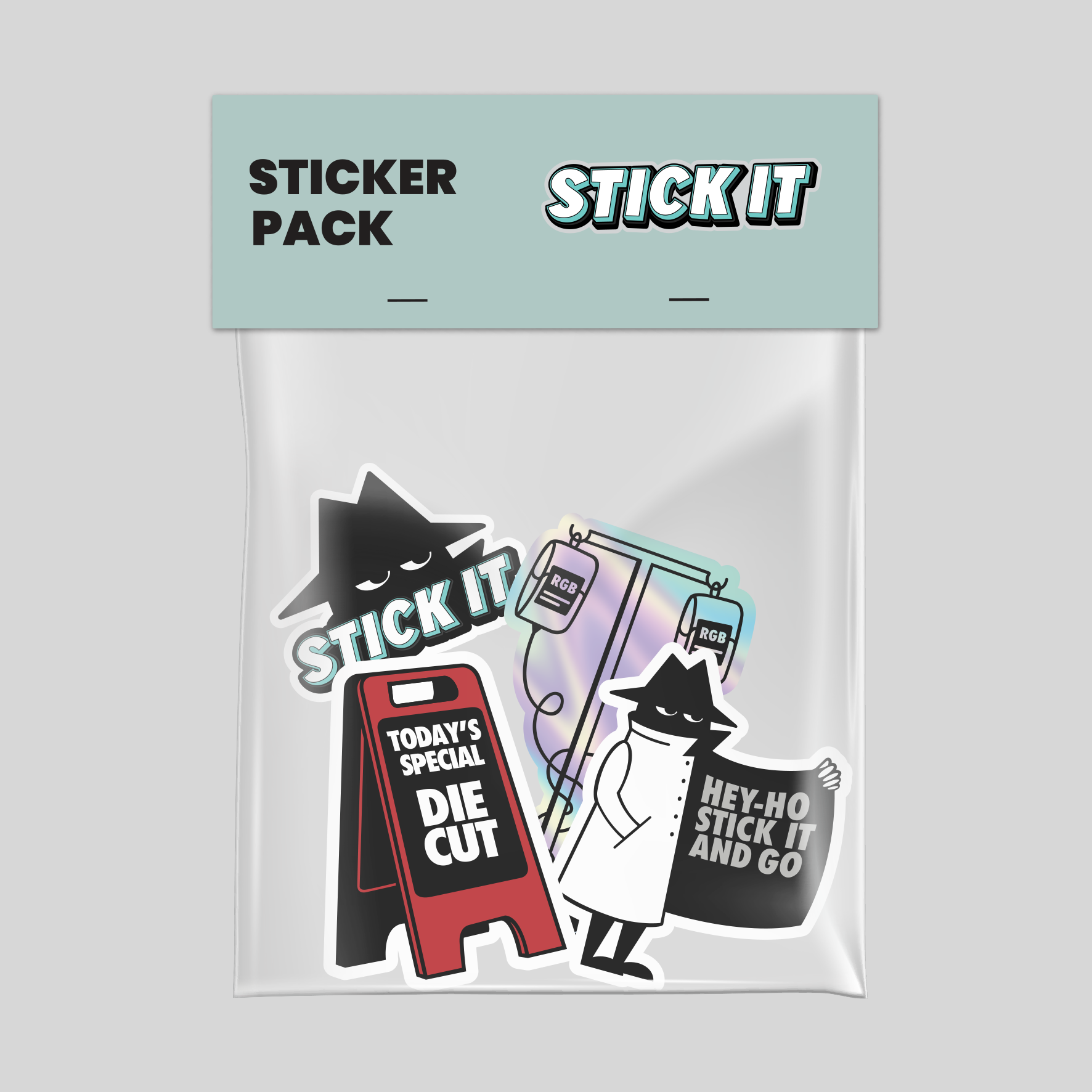 custom sticker packs up to 10 designs 1 Sticker Pack - Image 1